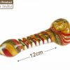 3G Spiral Peanut Coloured Pipe 12cm