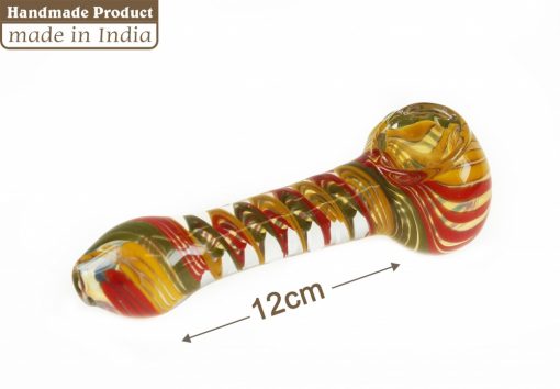 3G Spiral Peanut Coloured Pipe 12cm