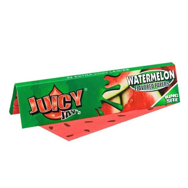 Juicy Jays Watermelon Flavoured Rolling Papers King Size Slim