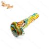 Agung Glass Dry Pipe Dots 12cm