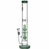 Agung Percolator Full Glass Bong Green 42cm