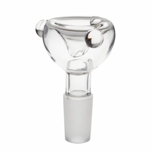 Bubble Glass Cone Piece 14mm - Clear