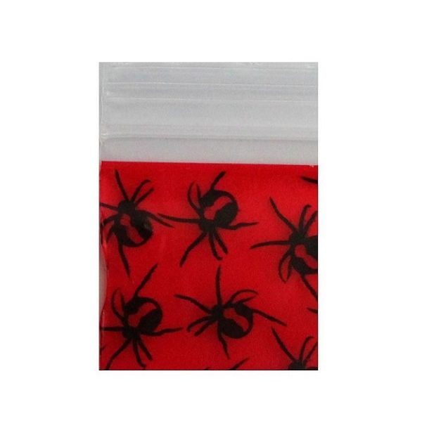 Red Back Spider Bag 25x25mm