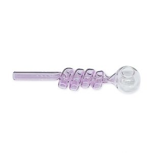 Pink Curly Sweet Puff Pipe 14cm