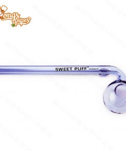 Purple Curved Sweet Puff Pipe 14cm