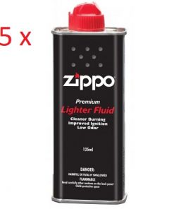 Zippo Genuine Lighter Fluid 125 ml x5