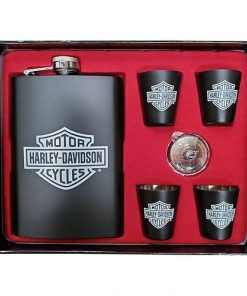 Harley Davidson Flask Set