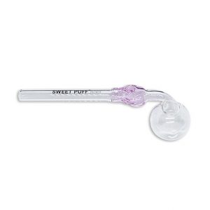 Skull Sweet Puff Pipe with Pink Balancer 14cm X2