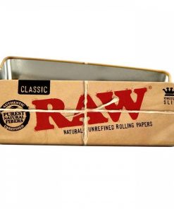 Raw ROLL CADDY Metal Tin King Slim