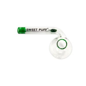 Sweet Puff Pipe with Green Rim and Balancer 8cm