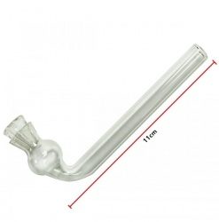 Vaporiser Dry Glass Pipe With Glass Cone 11cm