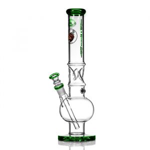 Agung Ice Slider Bubble Full Glass Bong Green 33cm