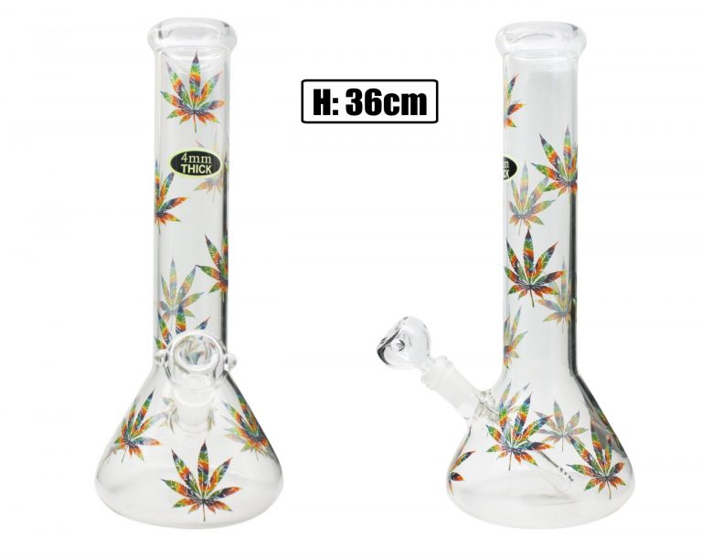 MWP Large Beaker With Coloured Leaf