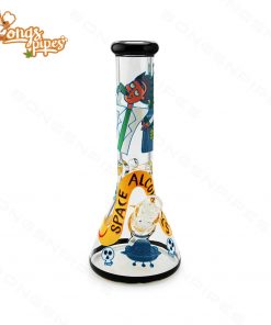 Rick and Morty Dabber Glass Beaker Bong 35cm