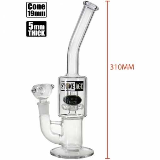 Stone Age glass bong With Tar Catcher 31cm