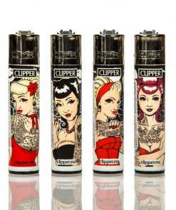 Clipper Refillable Rockabilly Pinups Large