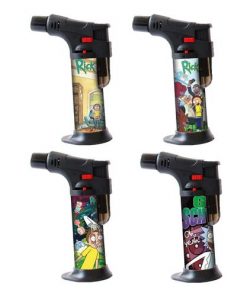 Refillable Blow Torch Jet Lighter Rick Morty