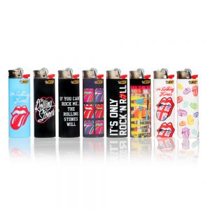 50 x Bic Special Edition The Rolling Stones Series Lighters