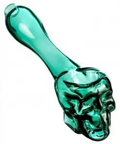 Skull Mini Spoon Glass Pipe 11cm