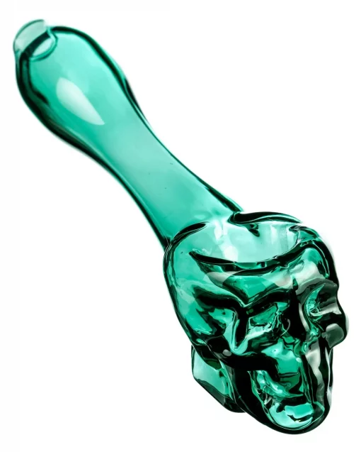 Skull Mini Spoon Glass Pipe 11cm